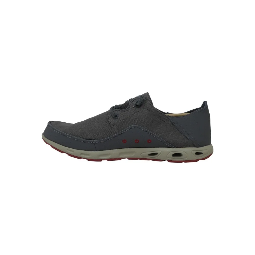 Columbia Bahama Vent Relaxed PFG Boat Shoe Mens 14 City Grey Vintage Red BM2658